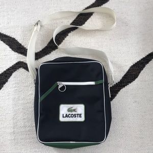 Lacoste large unisex crossbody bag